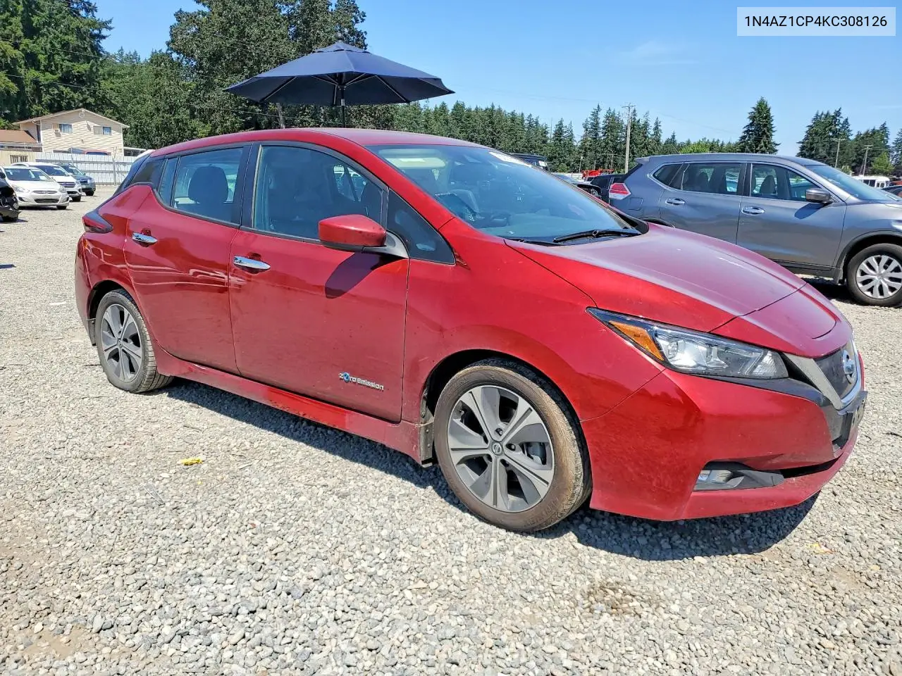 2019 Nissan Leaf Sv VIN: 1N4AZ1CP4KC308126 Lot: 60070106