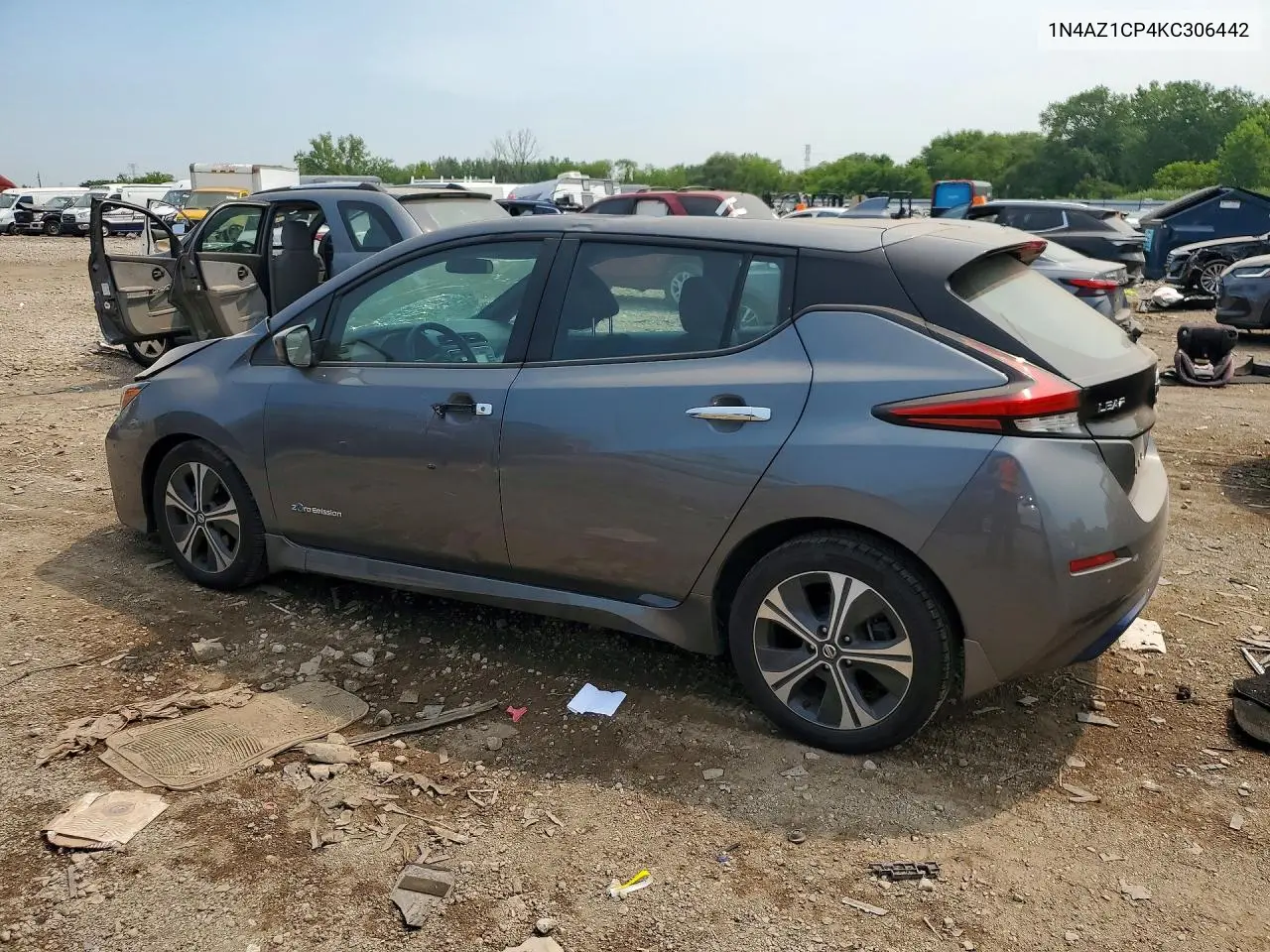 2019 Nissan Leaf Sv VIN: 1N4AZ1CP4KC306442 Lot: 60304046