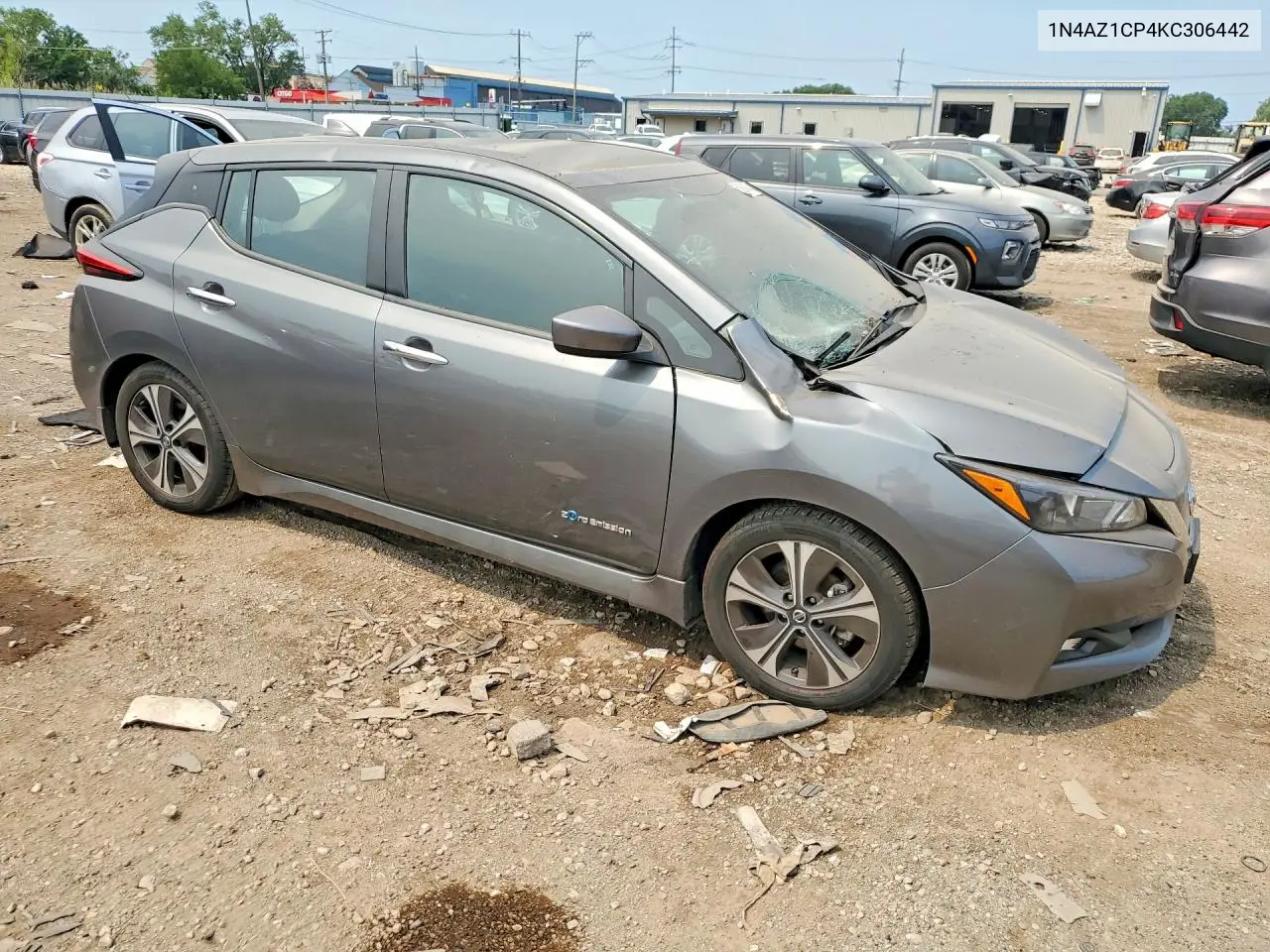 2019 Nissan Leaf Sv VIN: 1N4AZ1CP4KC306442 Lot: 60304046