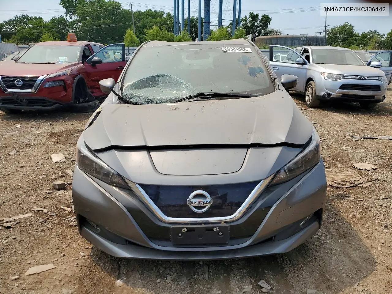 2019 Nissan Leaf Sv VIN: 1N4AZ1CP4KC306442 Lot: 60304046