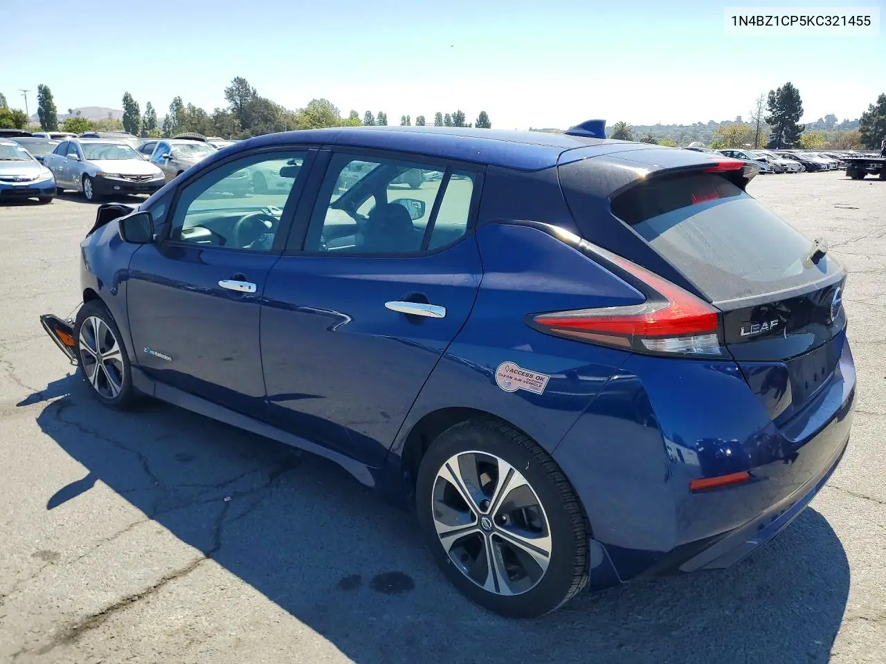 2019 Nissan Leaf Sv Plus VIN: 1N4BZ1CP5KC321455 Lot: 60620796
