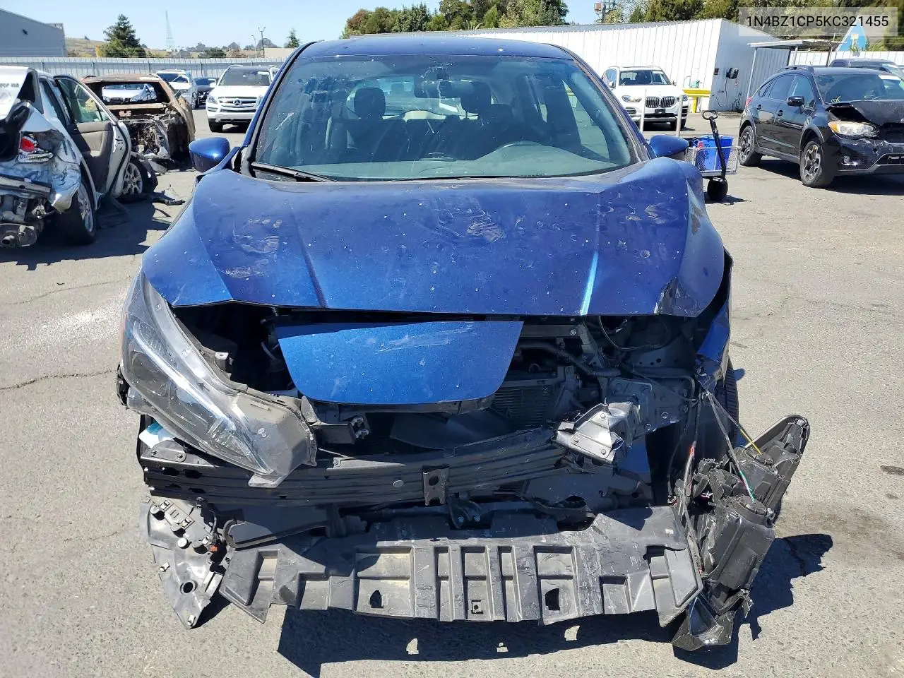 2019 Nissan Leaf Sv Plus VIN: 1N4BZ1CP5KC321455 Lot: 60620796