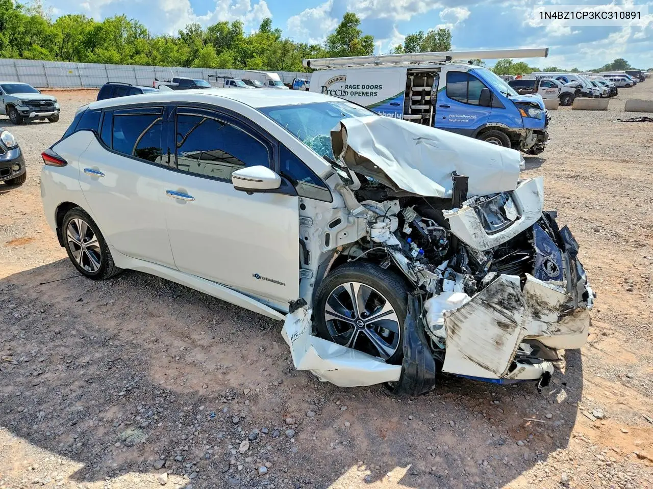 2019 Nissan Leaf Sl Plus VIN: 1N4BZ1CP3KC310891 Lot: 61240536