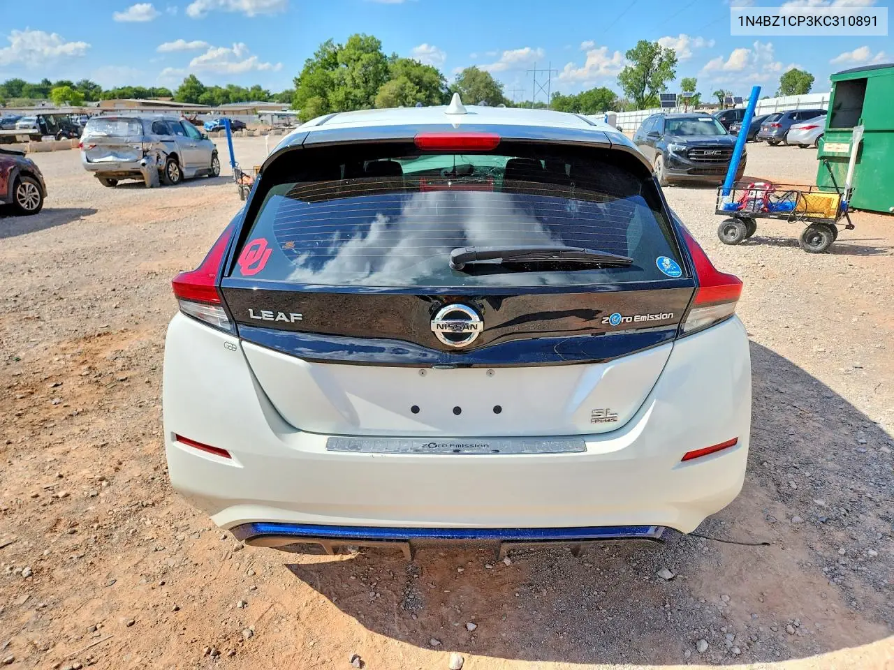 2019 Nissan Leaf Sl Plus VIN: 1N4BZ1CP3KC310891 Lot: 61240536