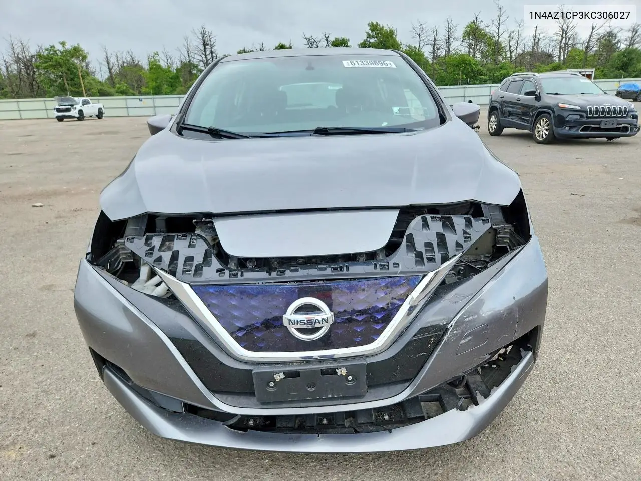 2019 Nissan Leaf Sv VIN: 1N4AZ1CP3KC306027 Lot: 61339896