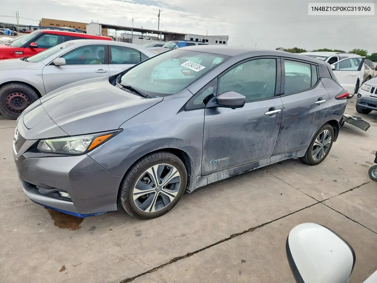 2019 Nissan Leaf Sl Plus VIN: 1N4BZ1CP0KC319760 Lot: 61343136
