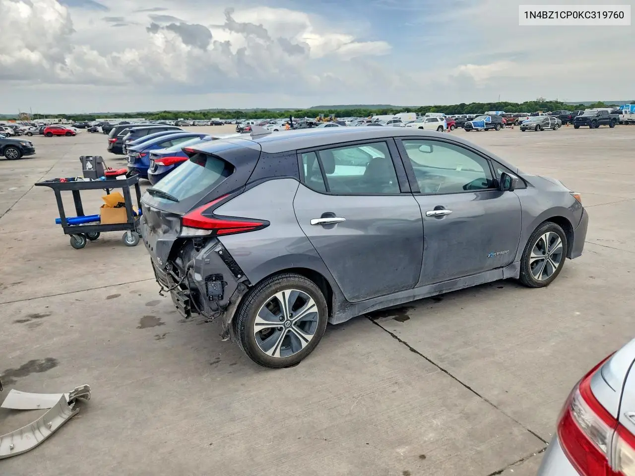 2019 Nissan Leaf Sl Plus VIN: 1N4BZ1CP0KC319760 Lot: 61343136