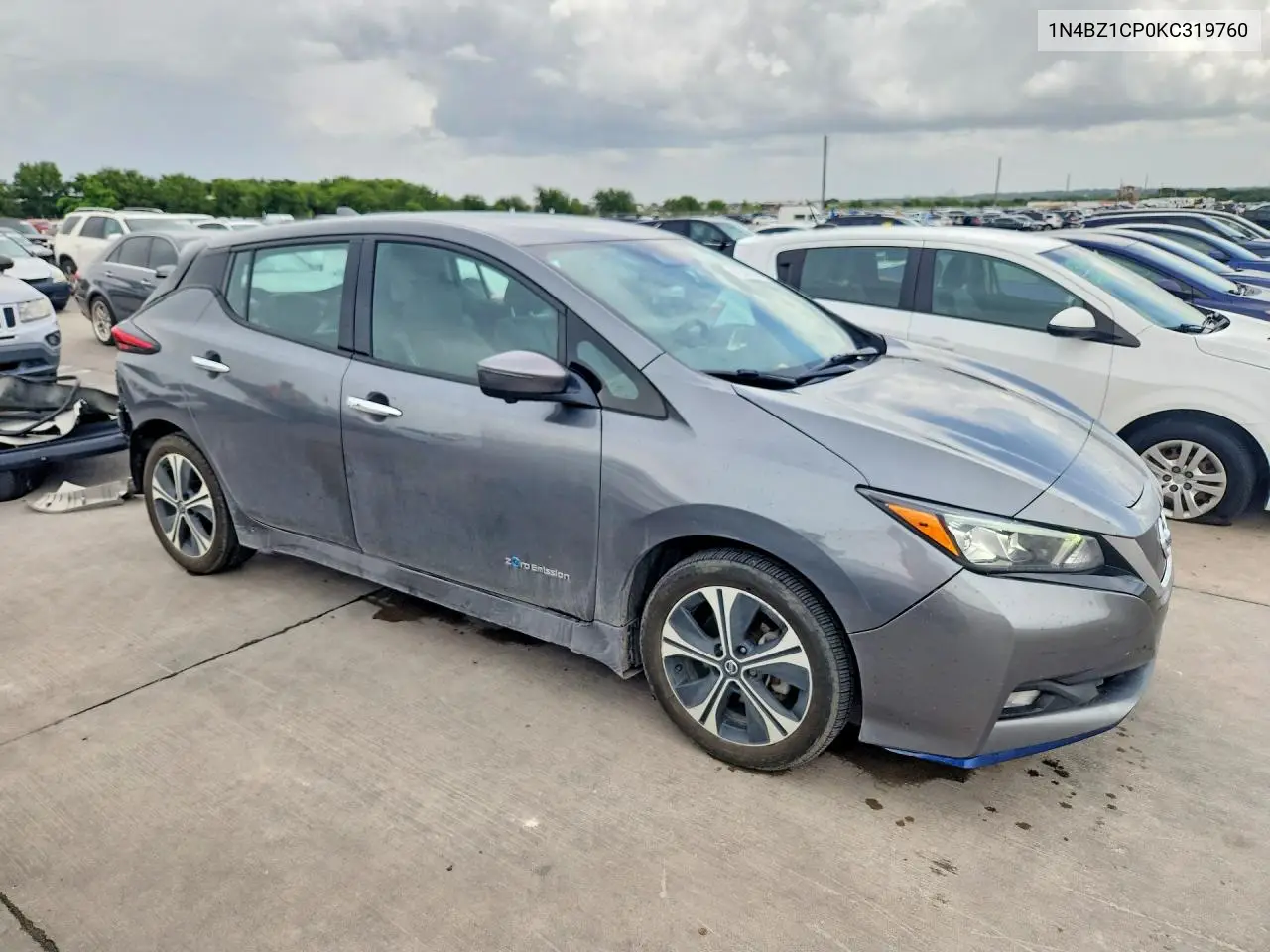 2019 Nissan Leaf Sl Plus VIN: 1N4BZ1CP0KC319760 Lot: 61343136
