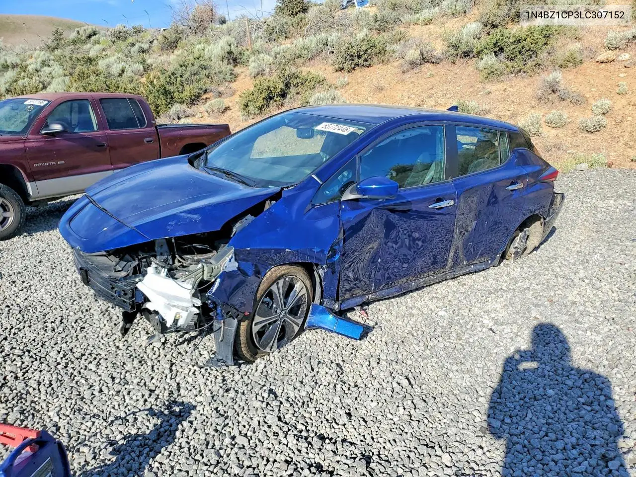 2020 Nissan Leaf Sv Plus VIN: 1N4BZ1CP3LC307152 Lot: 55772446