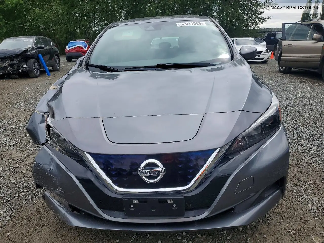 2020 Nissan Leaf S VIN: 1N4AZ1BP5LC310034 Lot: 56021506