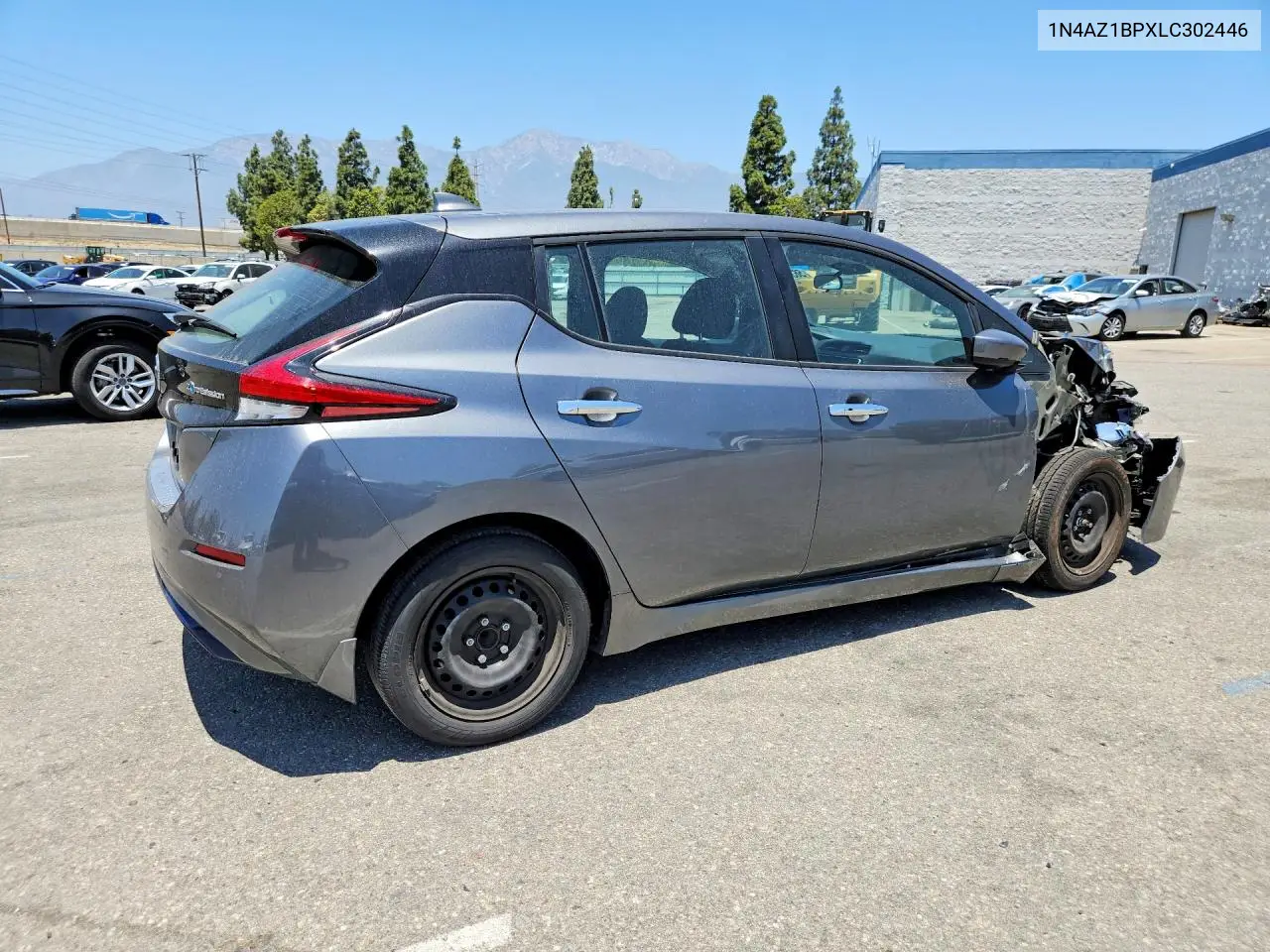 2020 Nissan Leaf S VIN: 1N4AZ1BPXLC302446 Lot: 56306636