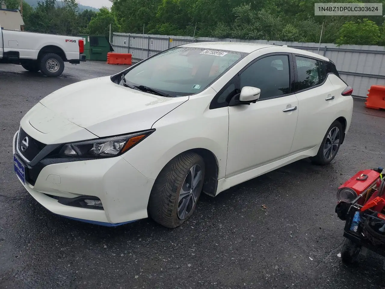 2020 Nissan Leaf Sl Plus VIN: 1N4BZ1DP0LC303624 Lot: 56758516