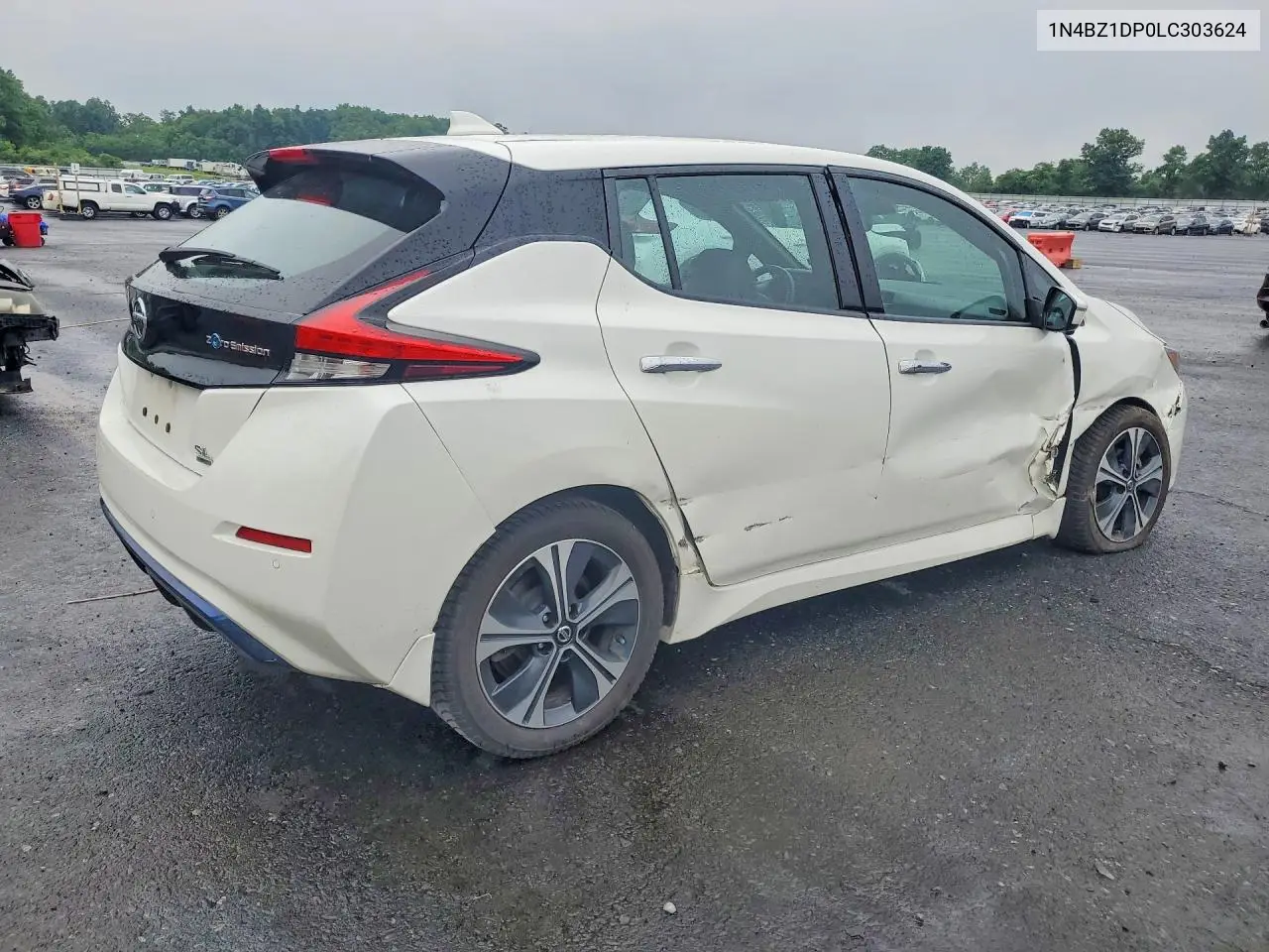 2020 Nissan Leaf Sl Plus VIN: 1N4BZ1DP0LC303624 Lot: 56758516