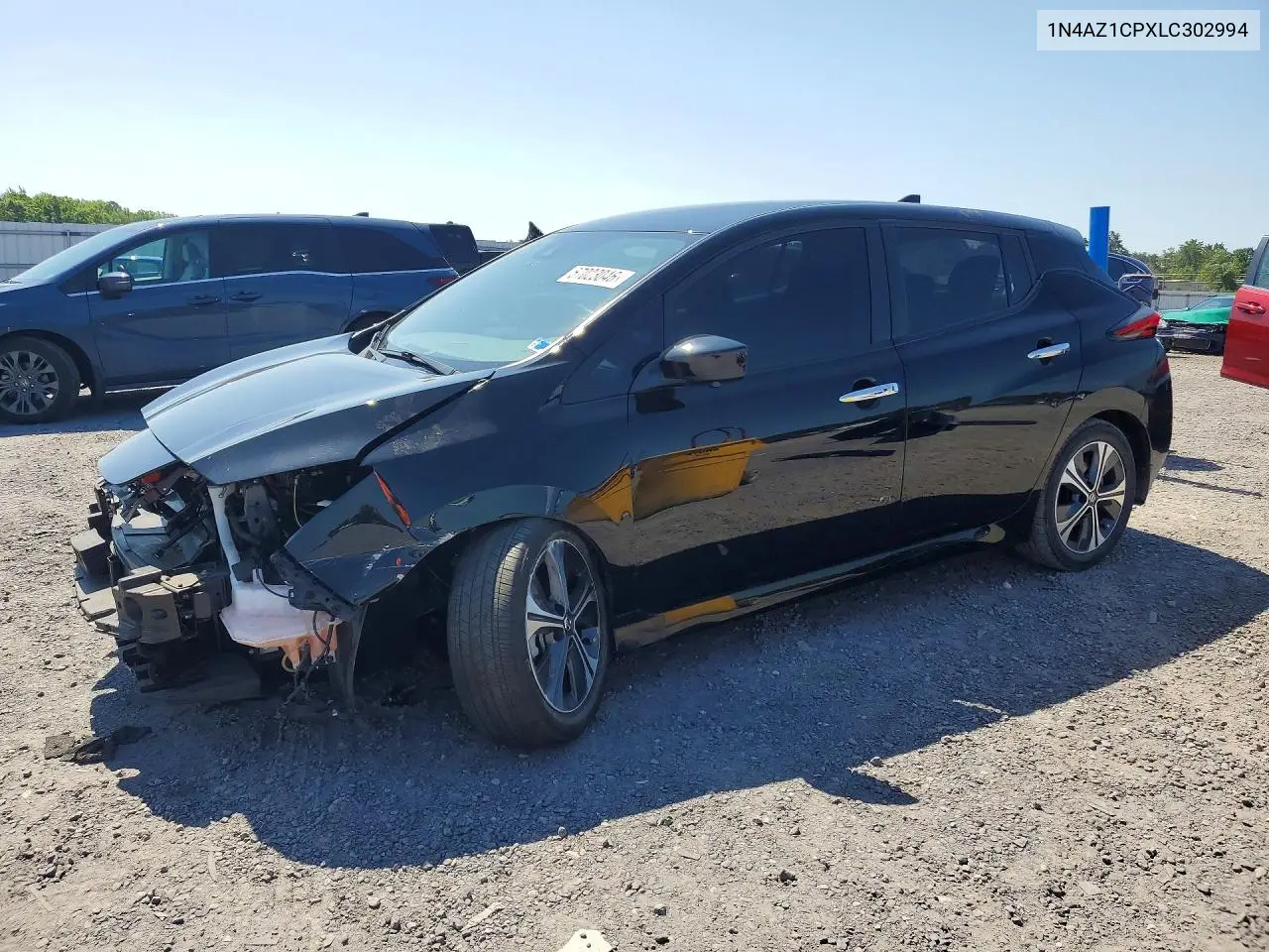 2020 Nissan Leaf Sv VIN: 1N4AZ1CPXLC302994 Lot: 57023046