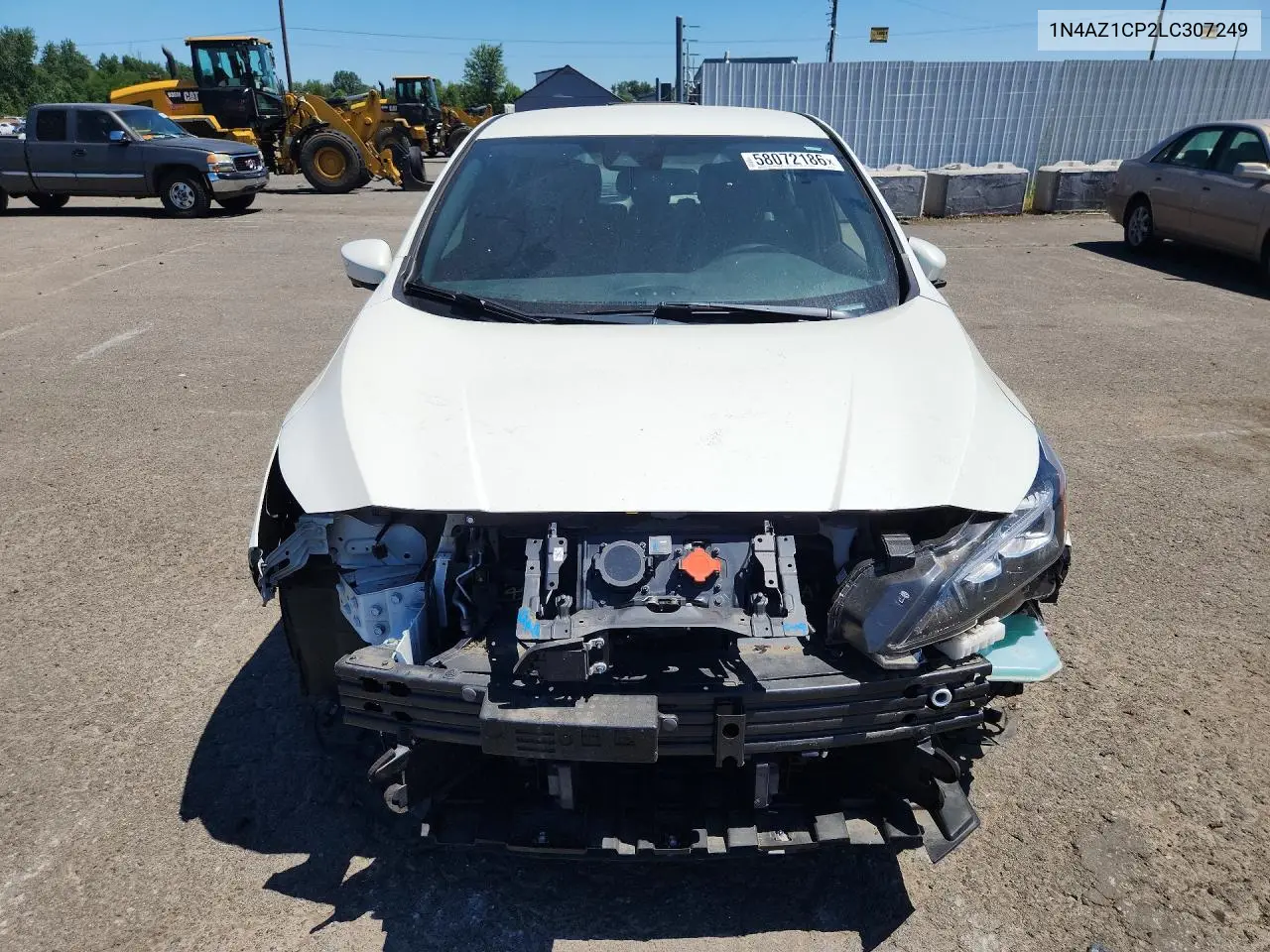 2020 Nissan Leaf Sv VIN: 1N4AZ1CP2LC307249 Lot: 58072186