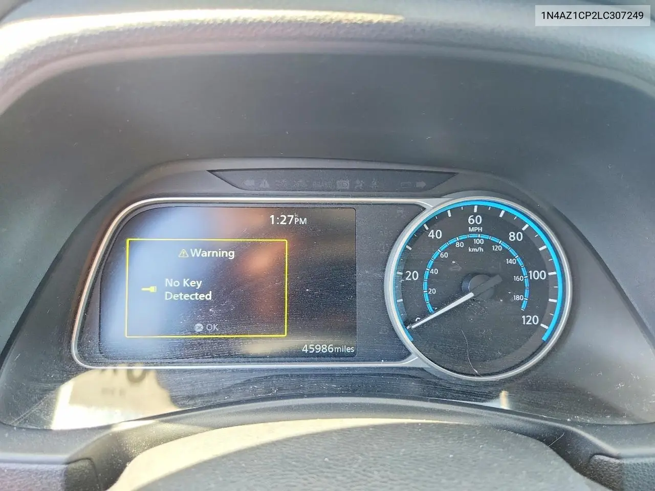 2020 Nissan Leaf Sv VIN: 1N4AZ1CP2LC307249 Lot: 58072186