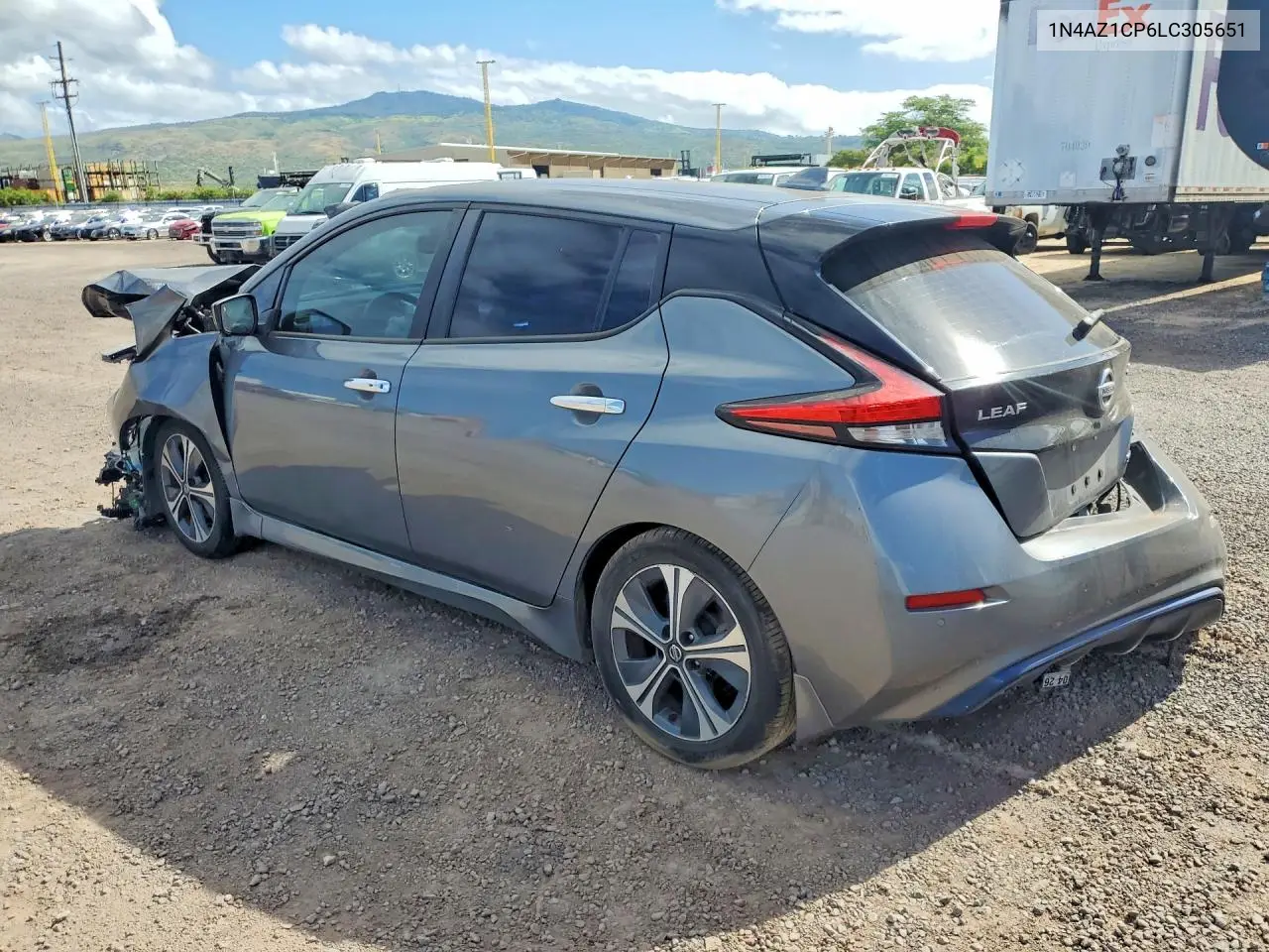 2020 Nissan Leaf Sv VIN: 1N4AZ1CP6LC305651 Lot: 58497626