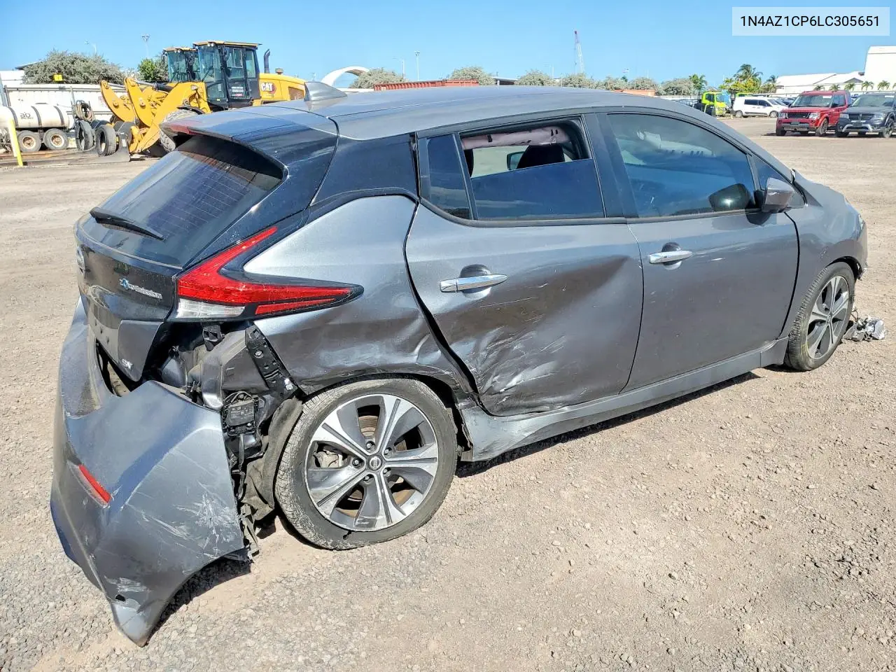 2020 Nissan Leaf Sv VIN: 1N4AZ1CP6LC305651 Lot: 58497626
