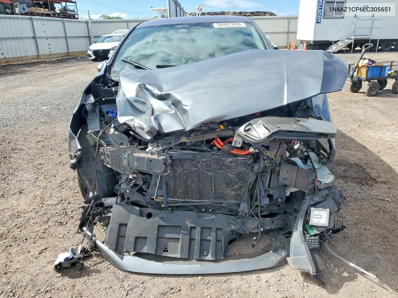 2020 Nissan Leaf Sv VIN: 1N4AZ1CP6LC305651 Lot: 58497626