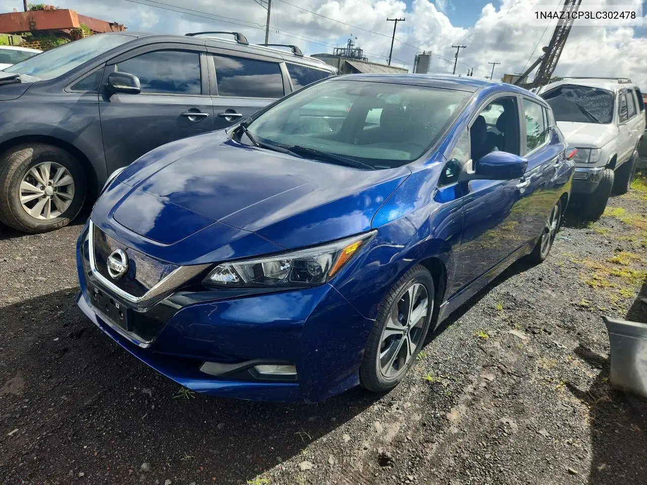 2020 Nissan Leaf Sv VIN: 1N4AZ1CP3LC302478 Lot: 59905746