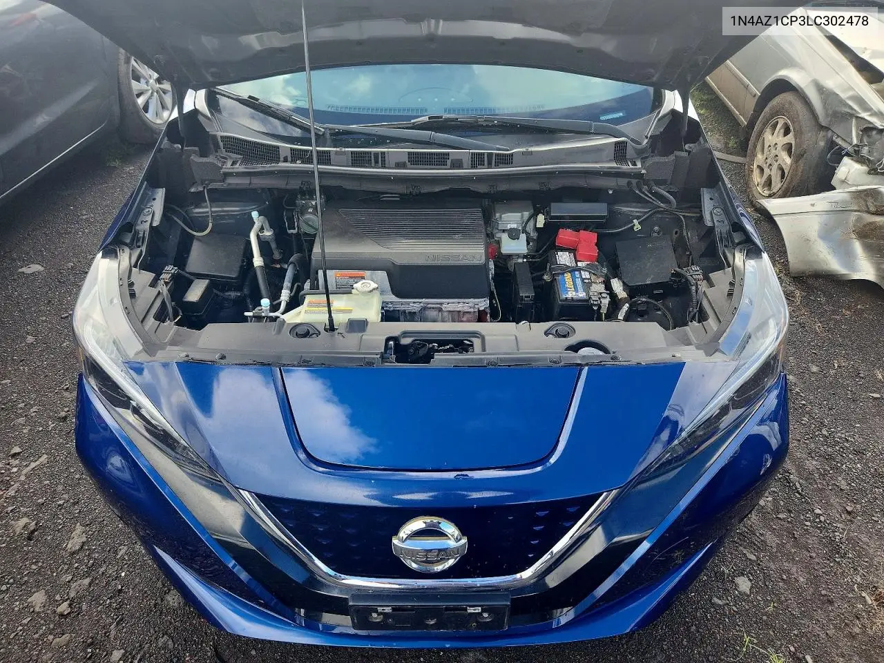 2020 Nissan Leaf Sv VIN: 1N4AZ1CP3LC302478 Lot: 59905746