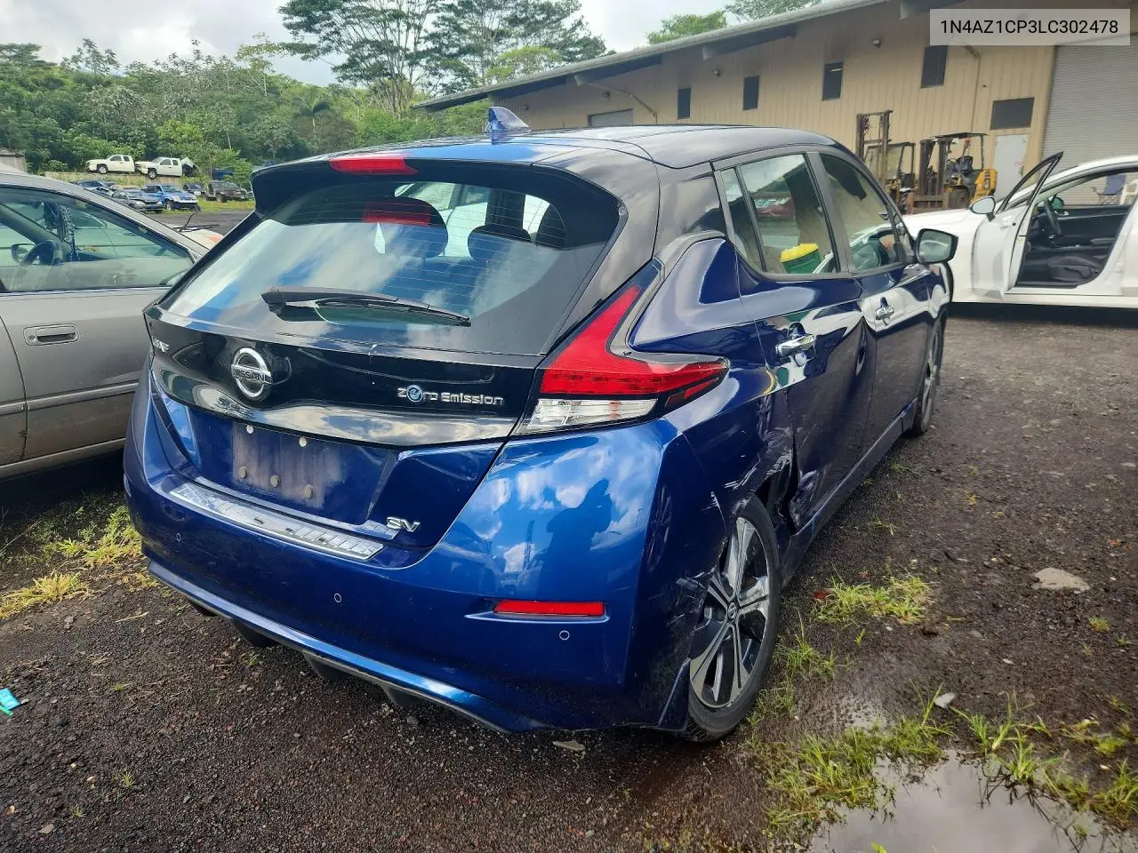 2020 Nissan Leaf Sv VIN: 1N4AZ1CP3LC302478 Lot: 59905746