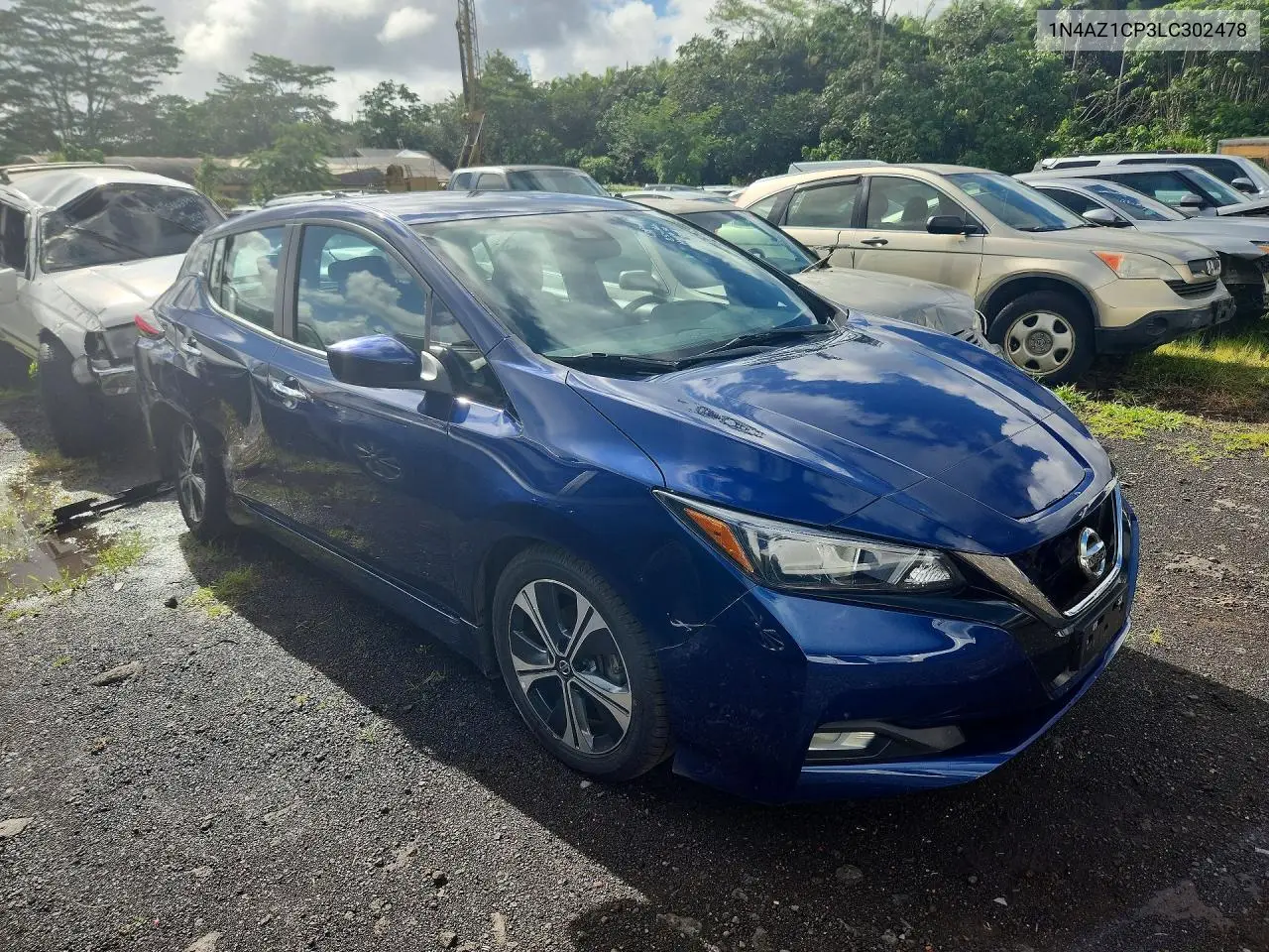 2020 Nissan Leaf Sv VIN: 1N4AZ1CP3LC302478 Lot: 59905746