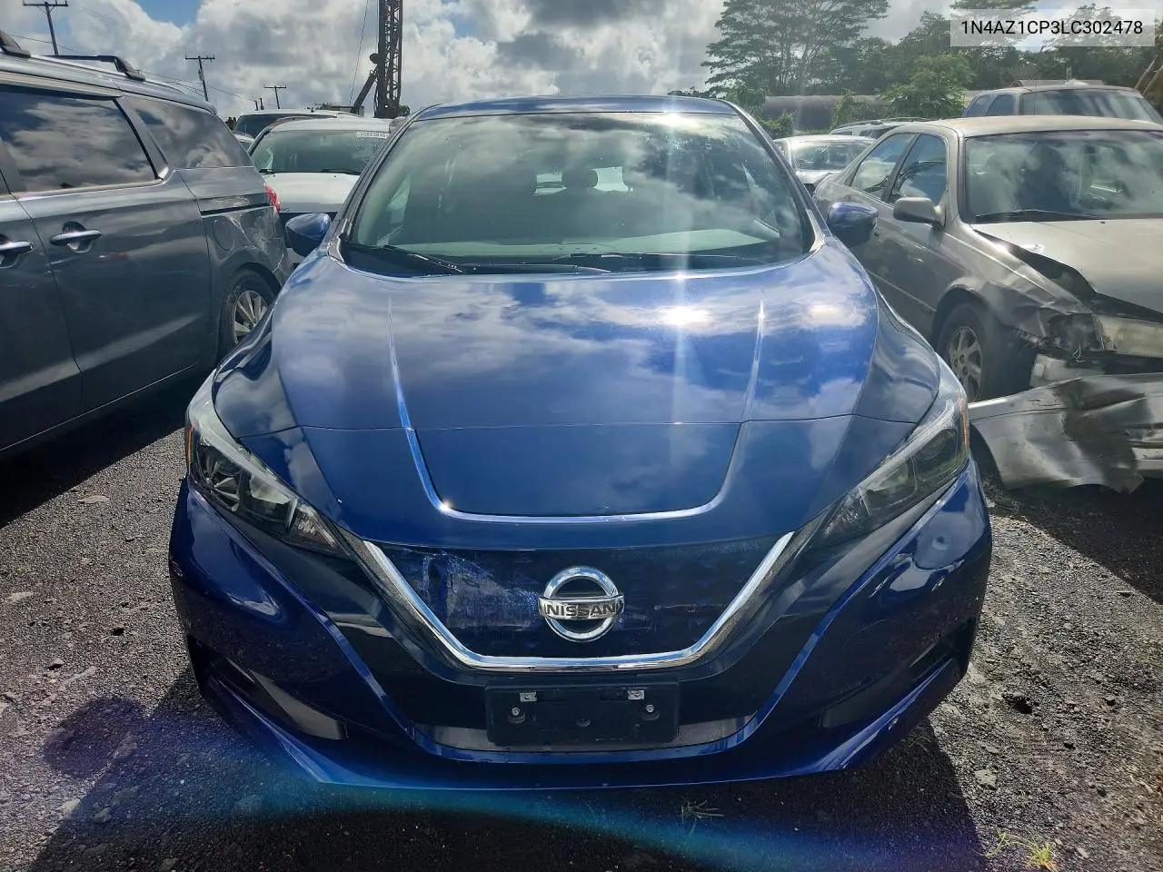 2020 Nissan Leaf Sv VIN: 1N4AZ1CP3LC302478 Lot: 59905746