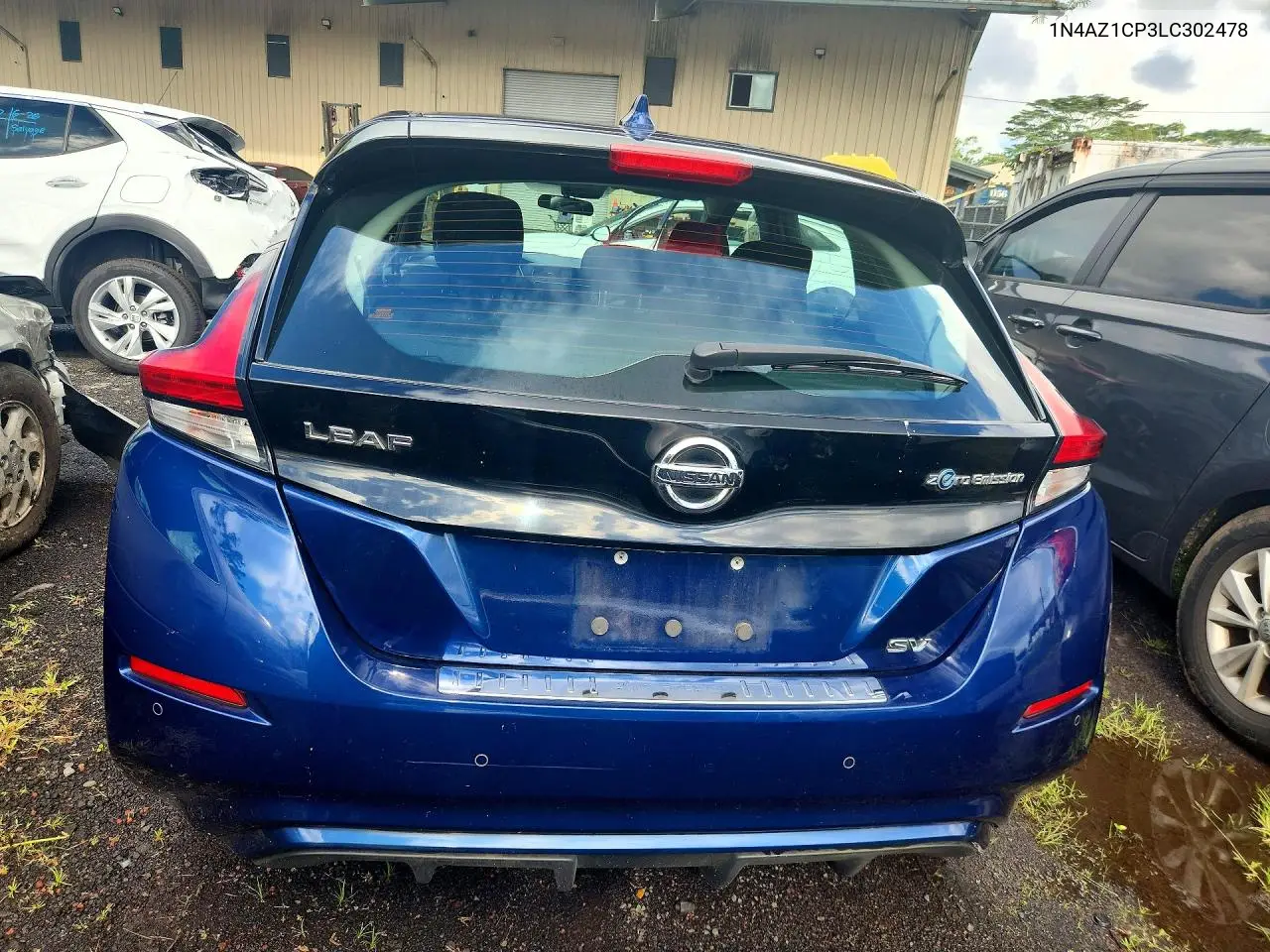 2020 Nissan Leaf Sv VIN: 1N4AZ1CP3LC302478 Lot: 59905746
