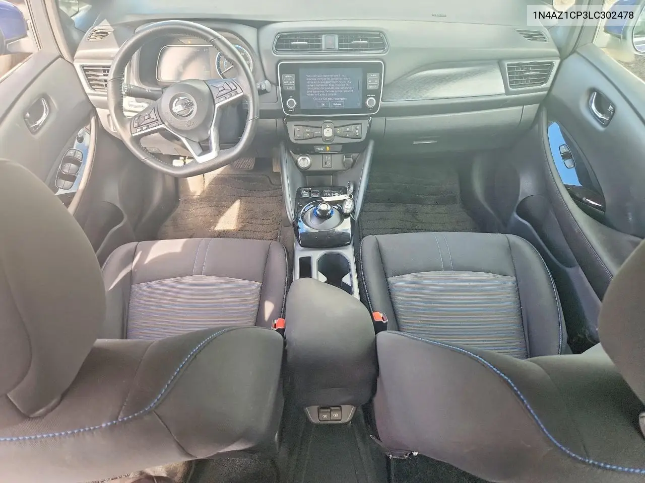 2020 Nissan Leaf Sv VIN: 1N4AZ1CP3LC302478 Lot: 59905746