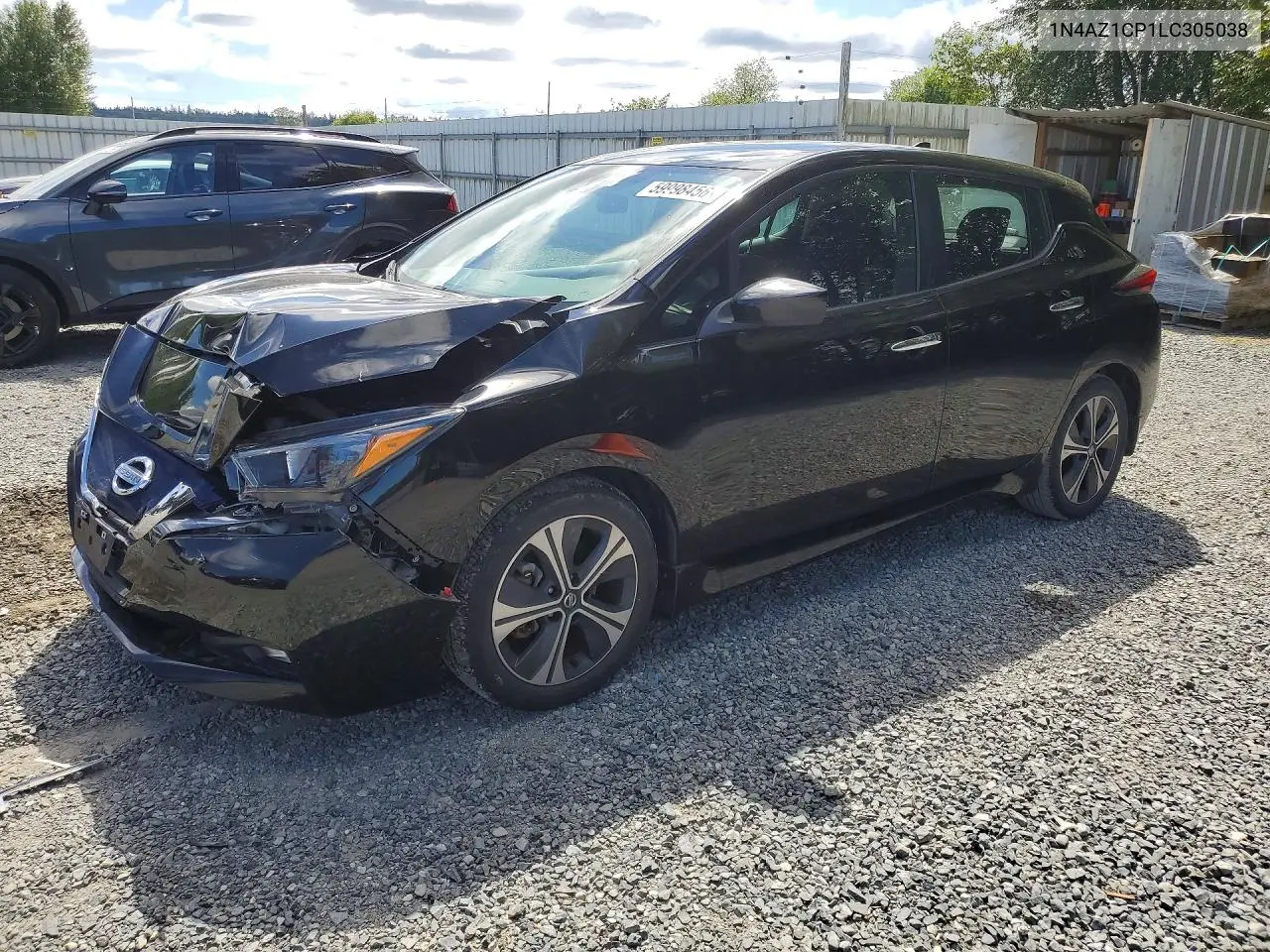 2020 Nissan Leaf Sv VIN: 1N4AZ1CP1LC305038 Lot: 59998456