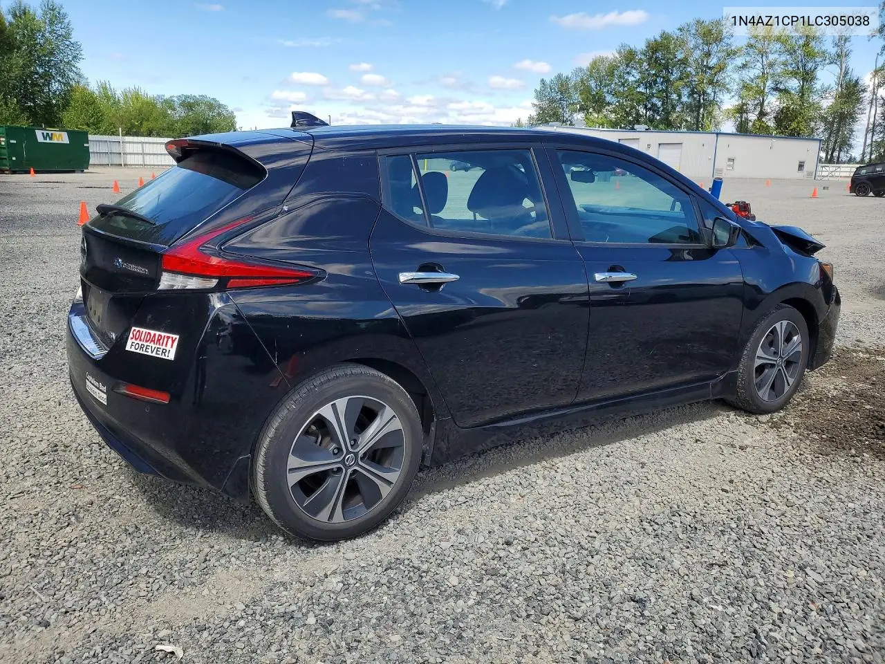 2020 Nissan Leaf Sv VIN: 1N4AZ1CP1LC305038 Lot: 59998456
