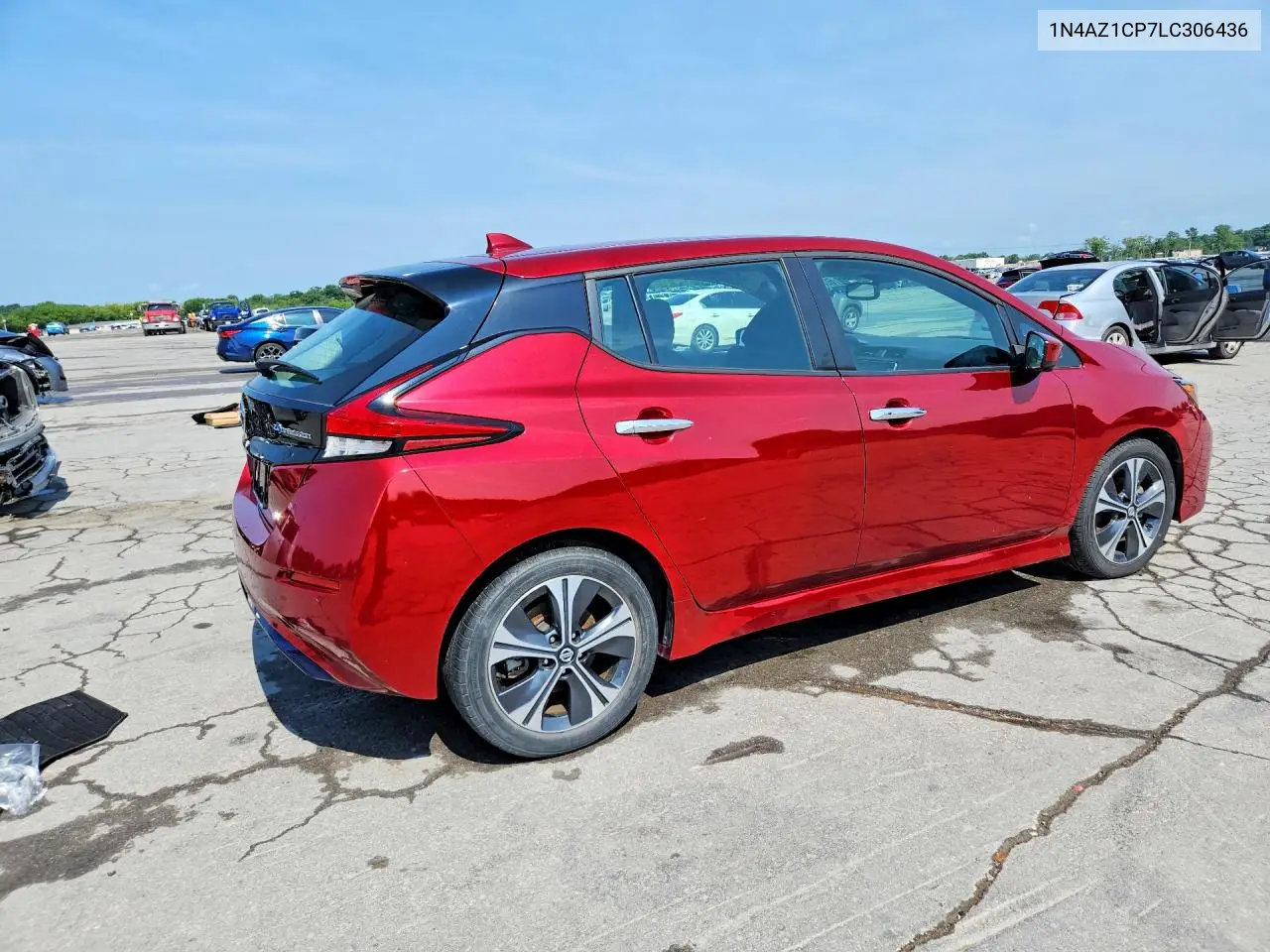 2020 Nissan Leaf Sv VIN: 1N4AZ1CP7LC306436 Lot: 60573106