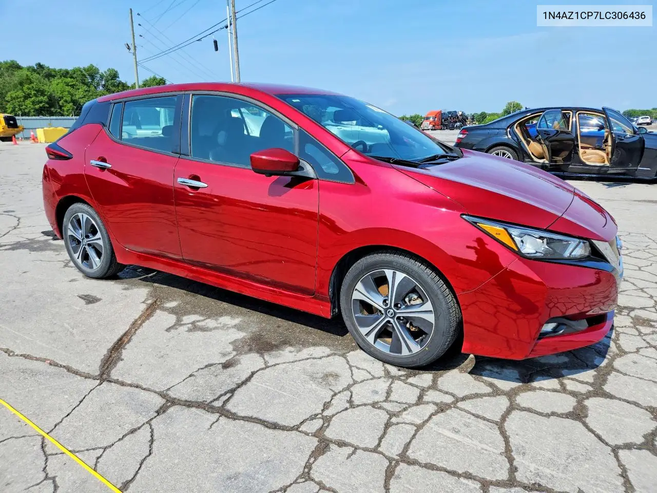 2020 Nissan Leaf Sv VIN: 1N4AZ1CP7LC306436 Lot: 60573106