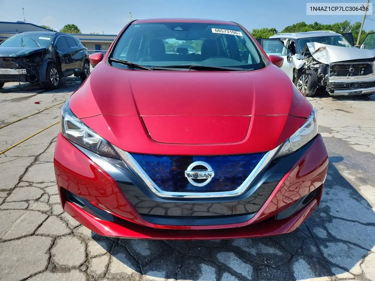 2020 Nissan Leaf Sv VIN: 1N4AZ1CP7LC306436 Lot: 60573106