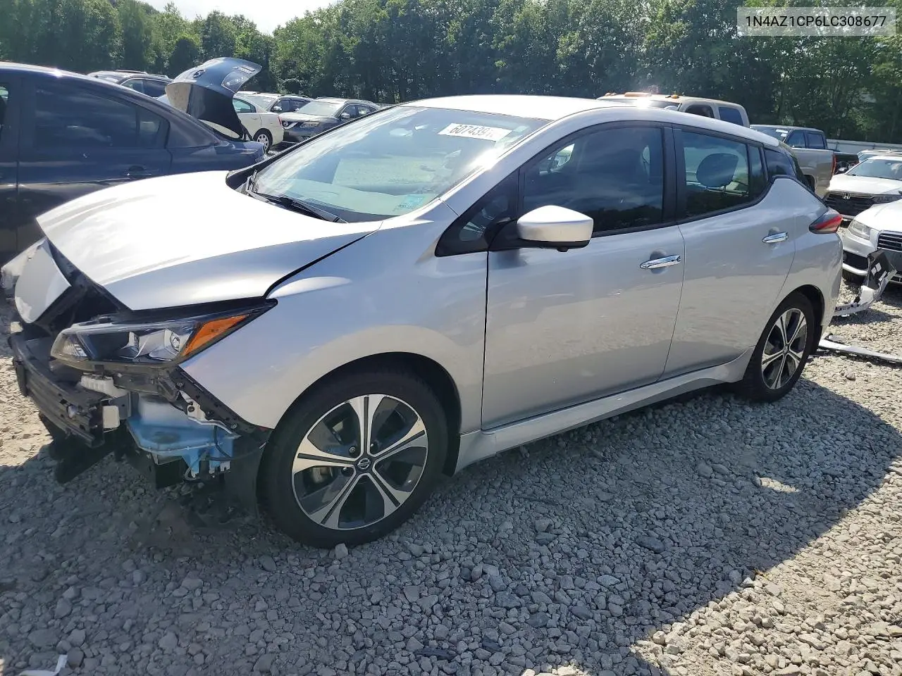 2020 Nissan Leaf Sv VIN: 1N4AZ1CP6LC308677 Lot: 60743916