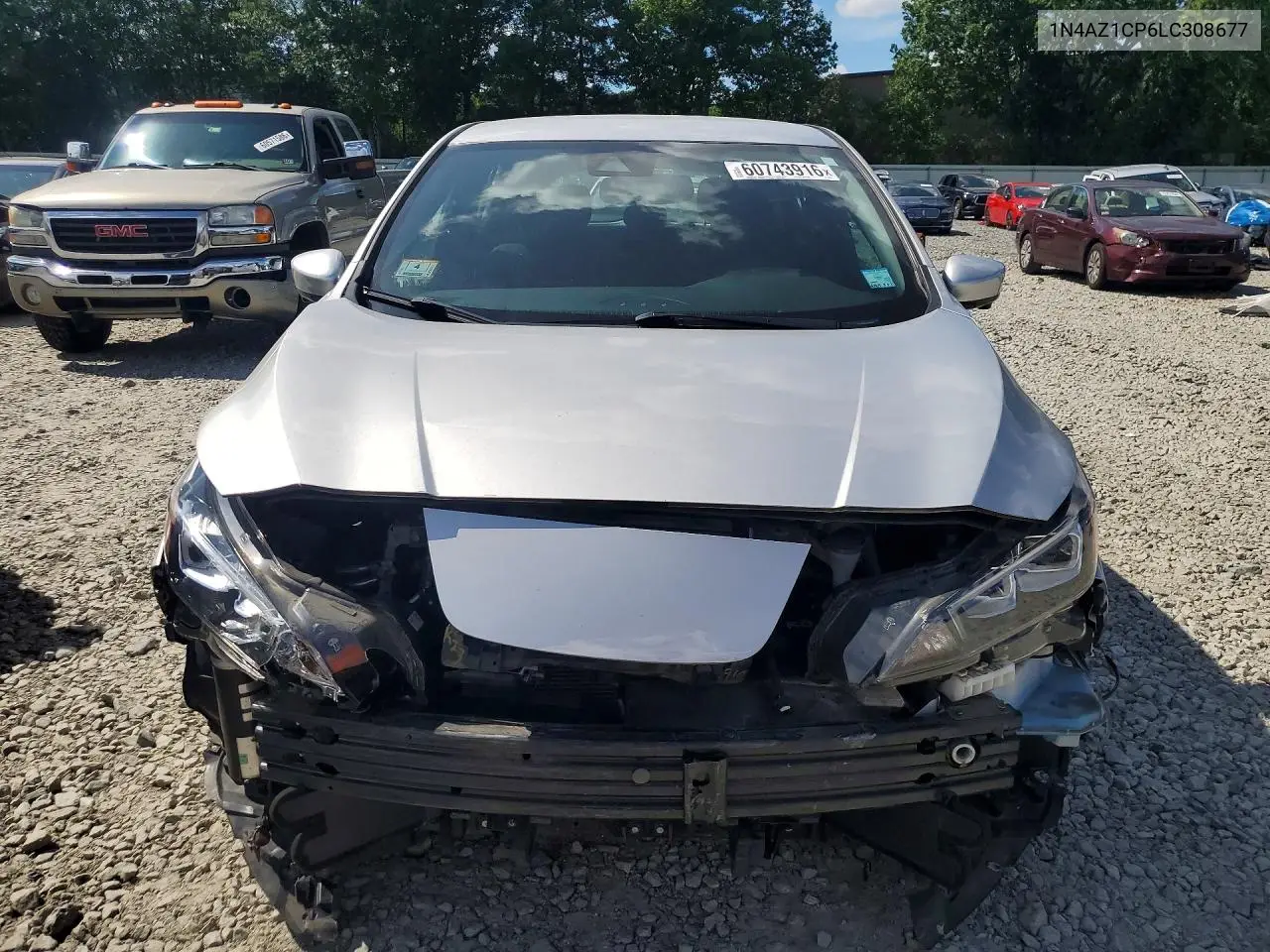 2020 Nissan Leaf Sv VIN: 1N4AZ1CP6LC308677 Lot: 60743916