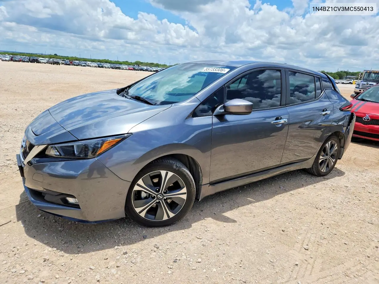 2021 Nissan Leaf Sv Plus VIN: 1N4BZ1CV3MC550413 Lot: 55733306