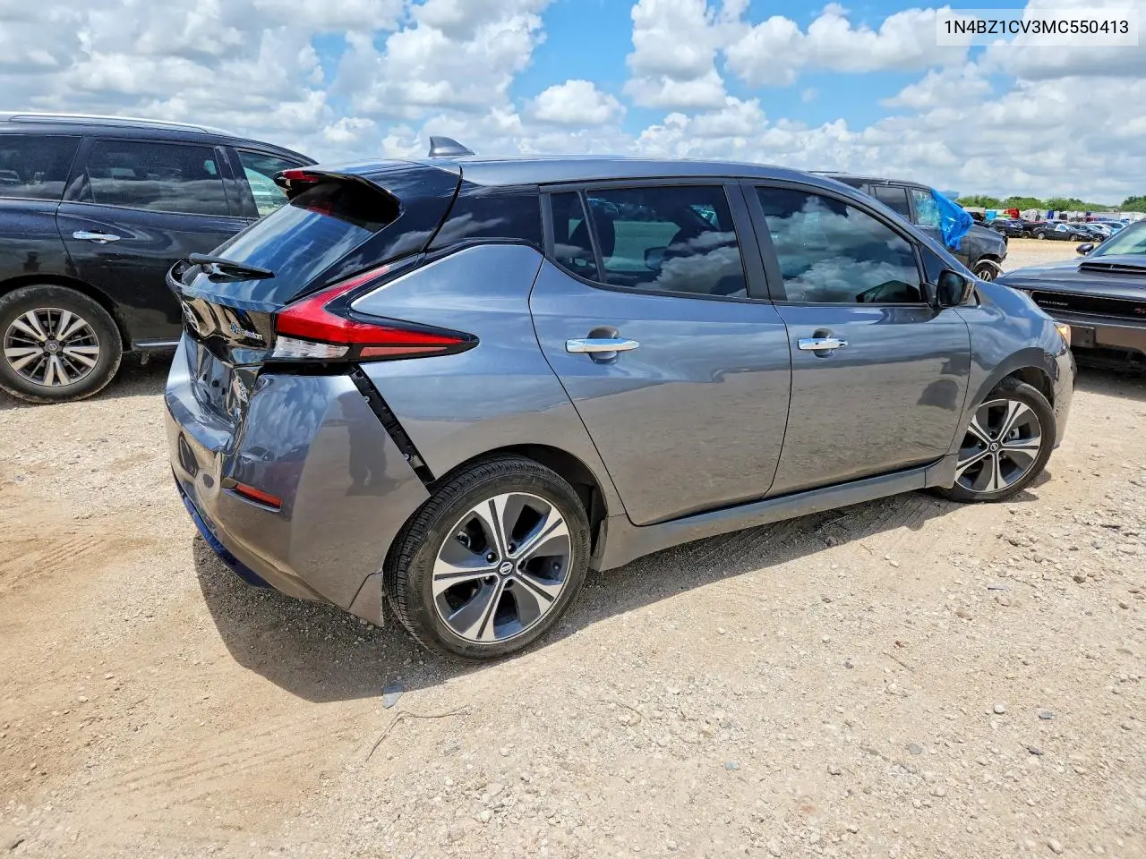 2021 Nissan Leaf Sv Plus VIN: 1N4BZ1CV3MC550413 Lot: 55733306