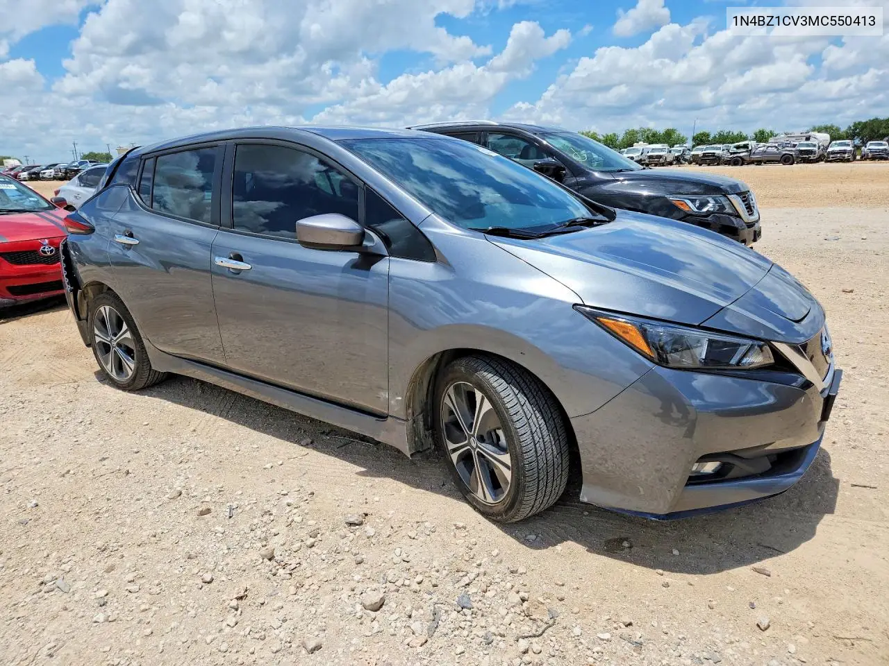 2021 Nissan Leaf Sv Plus VIN: 1N4BZ1CV3MC550413 Lot: 55733306