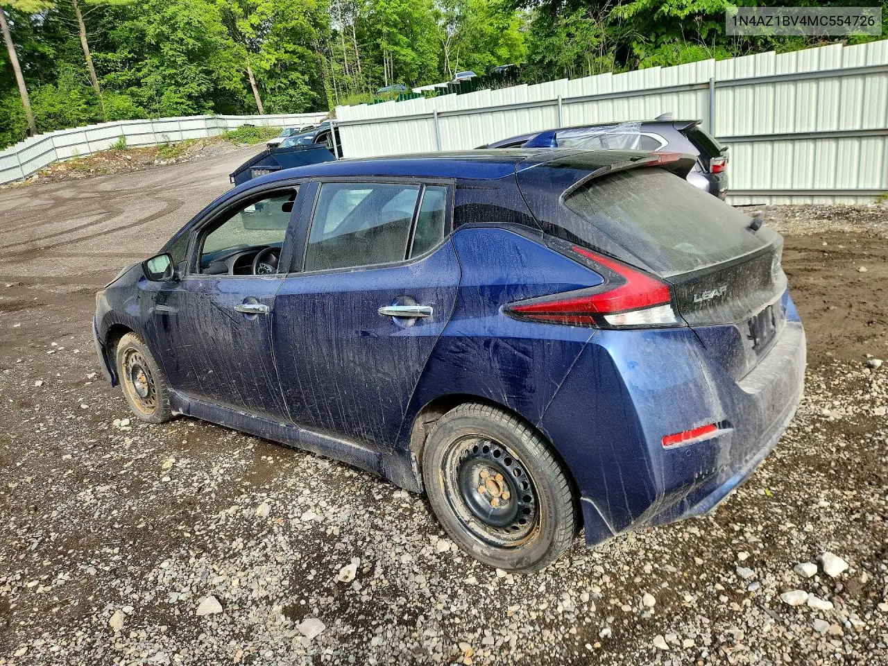 2021 Nissan Leaf S VIN: 1N4AZ1BV4MC554726 Lot: 56436846