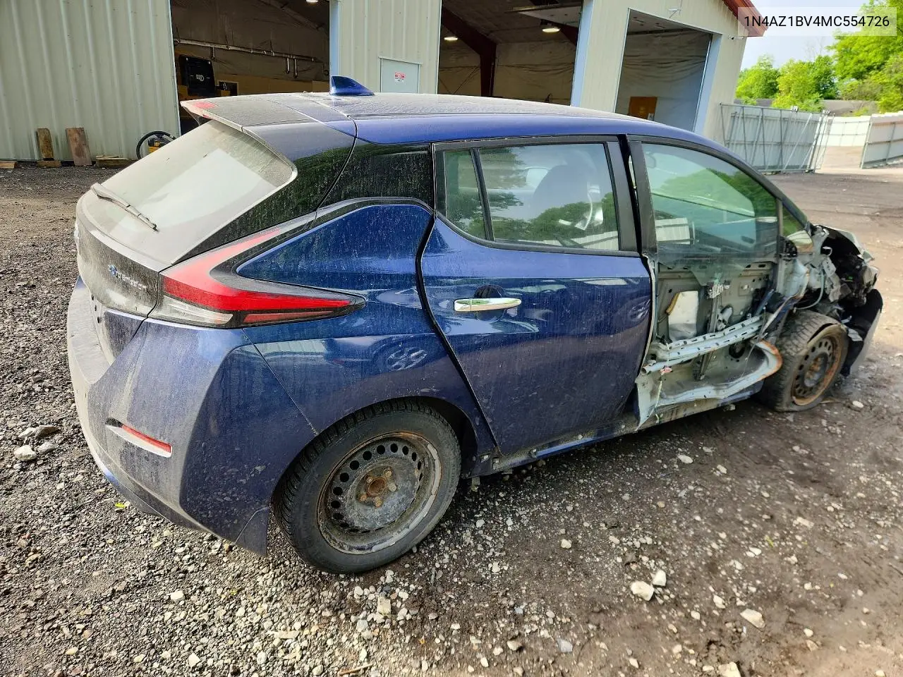 2021 Nissan Leaf S VIN: 1N4AZ1BV4MC554726 Lot: 56436846