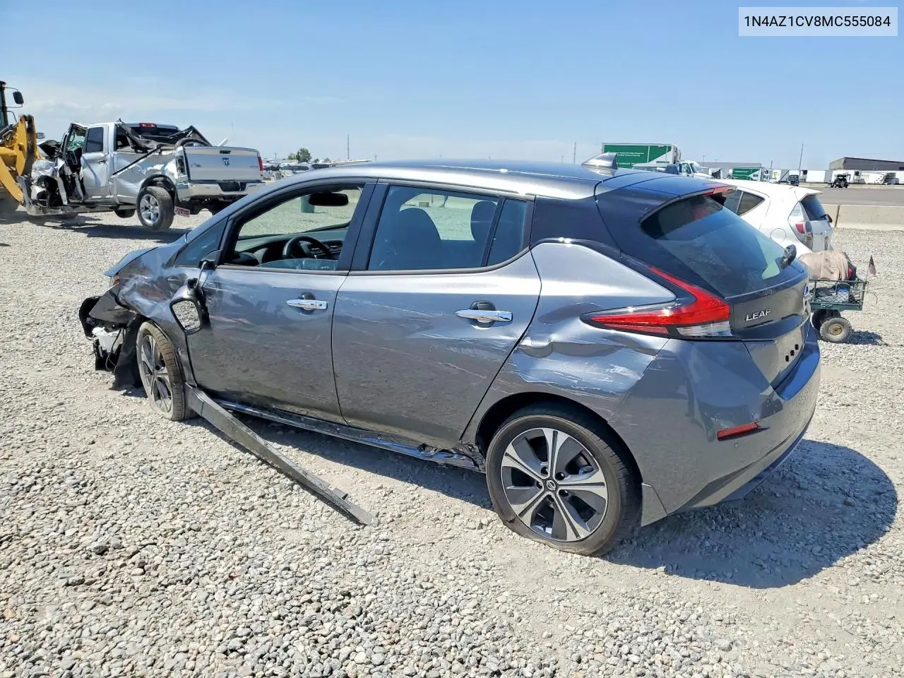 2021 Nissan Leaf Sv VIN: 1N4AZ1CV8MC555084 Lot: 57672356