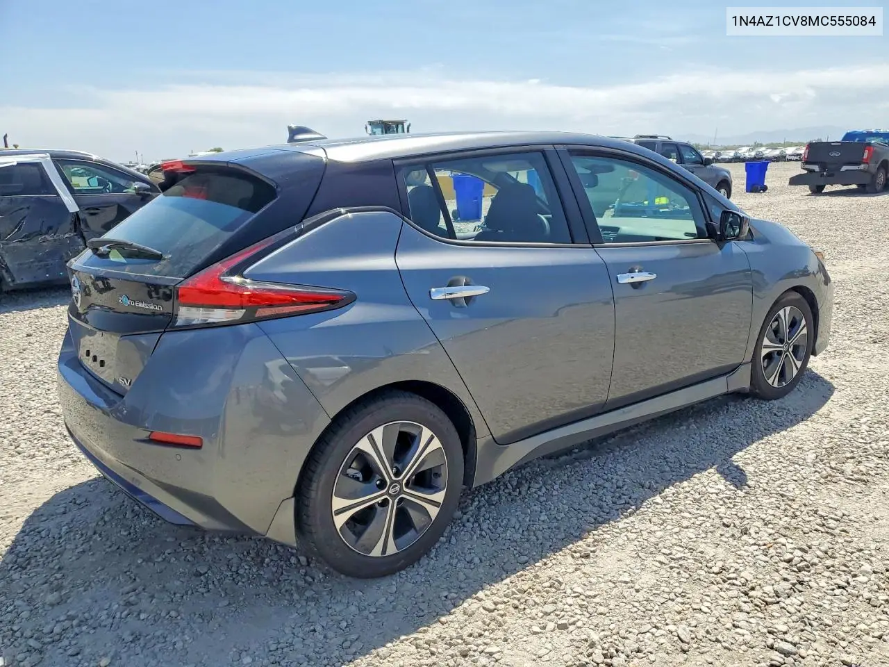 2021 Nissan Leaf Sv VIN: 1N4AZ1CV8MC555084 Lot: 57672356