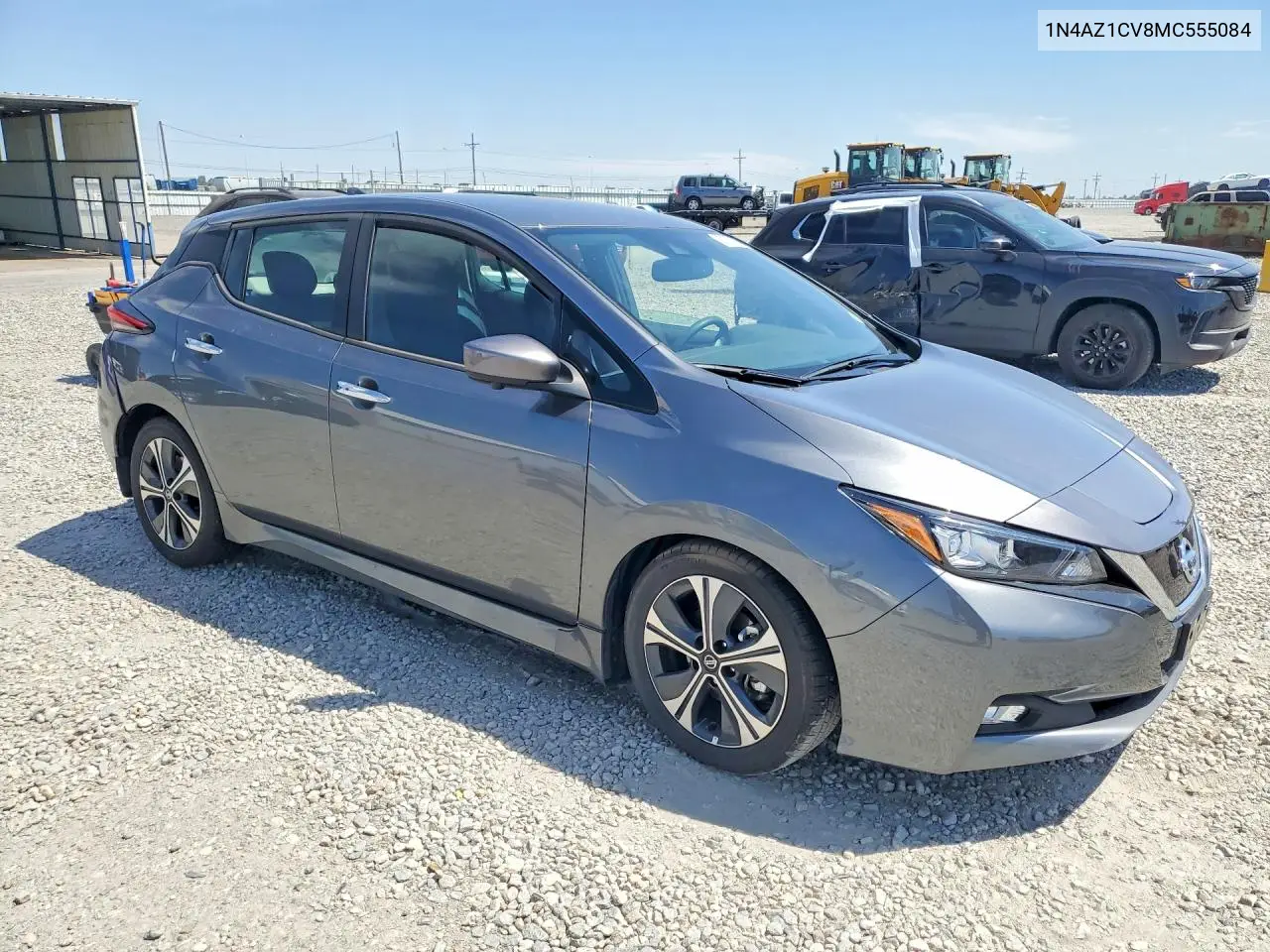 2021 Nissan Leaf Sv VIN: 1N4AZ1CV8MC555084 Lot: 57672356