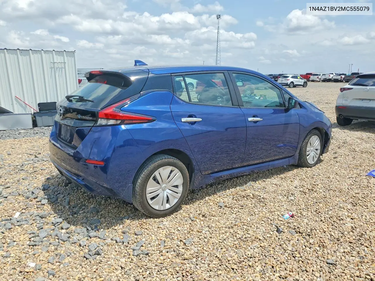 2021 Nissan Leaf S VIN: 1N4AZ1BV2MC555079 Lot: 58058706