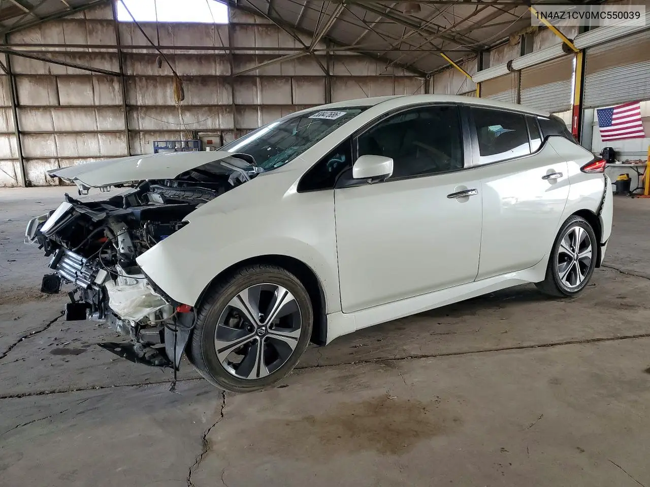 2021 Nissan Leaf Sv VIN: 1N4AZ1CV0MC550039 Lot: 58847686