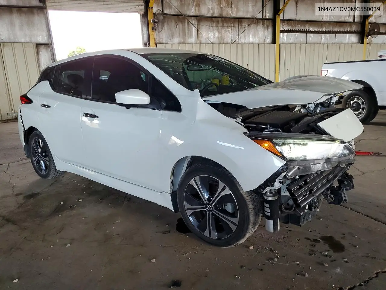 2021 Nissan Leaf Sv VIN: 1N4AZ1CV0MC550039 Lot: 58847686