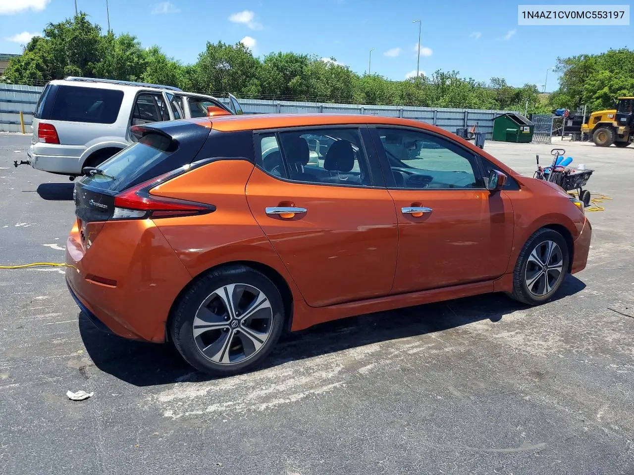 2021 Nissan Leaf Sv VIN: 1N4AZ1CV0MC553197 Lot: 59003836