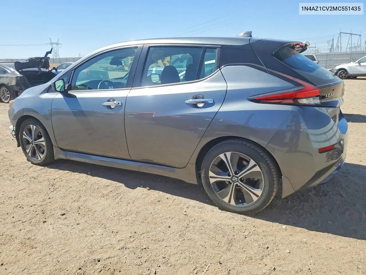 2021 Nissan Leaf Sv VIN: 1N4AZ1CV2MC551435 Lot: 59323426